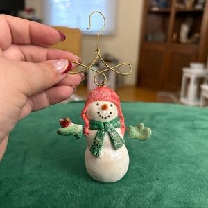 Hallmark “Welcome Friends” Keepsake Snowman Ornament with Cardinal